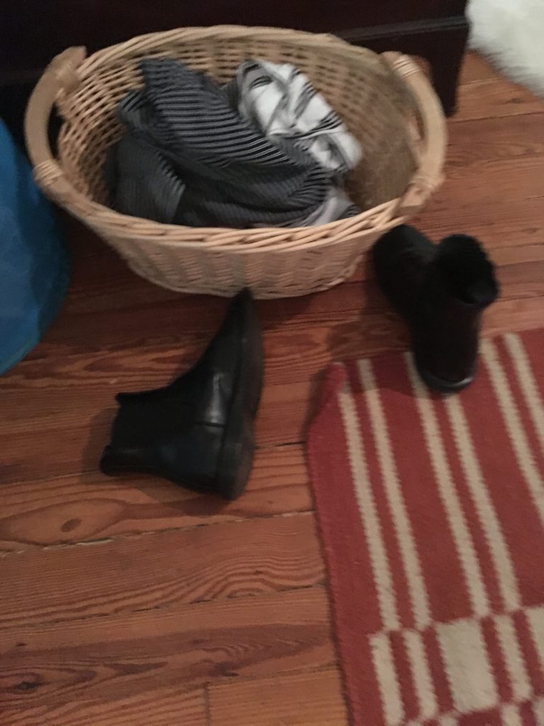 clothes, boots